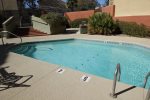 Community pool is next door to town home and is not heated
